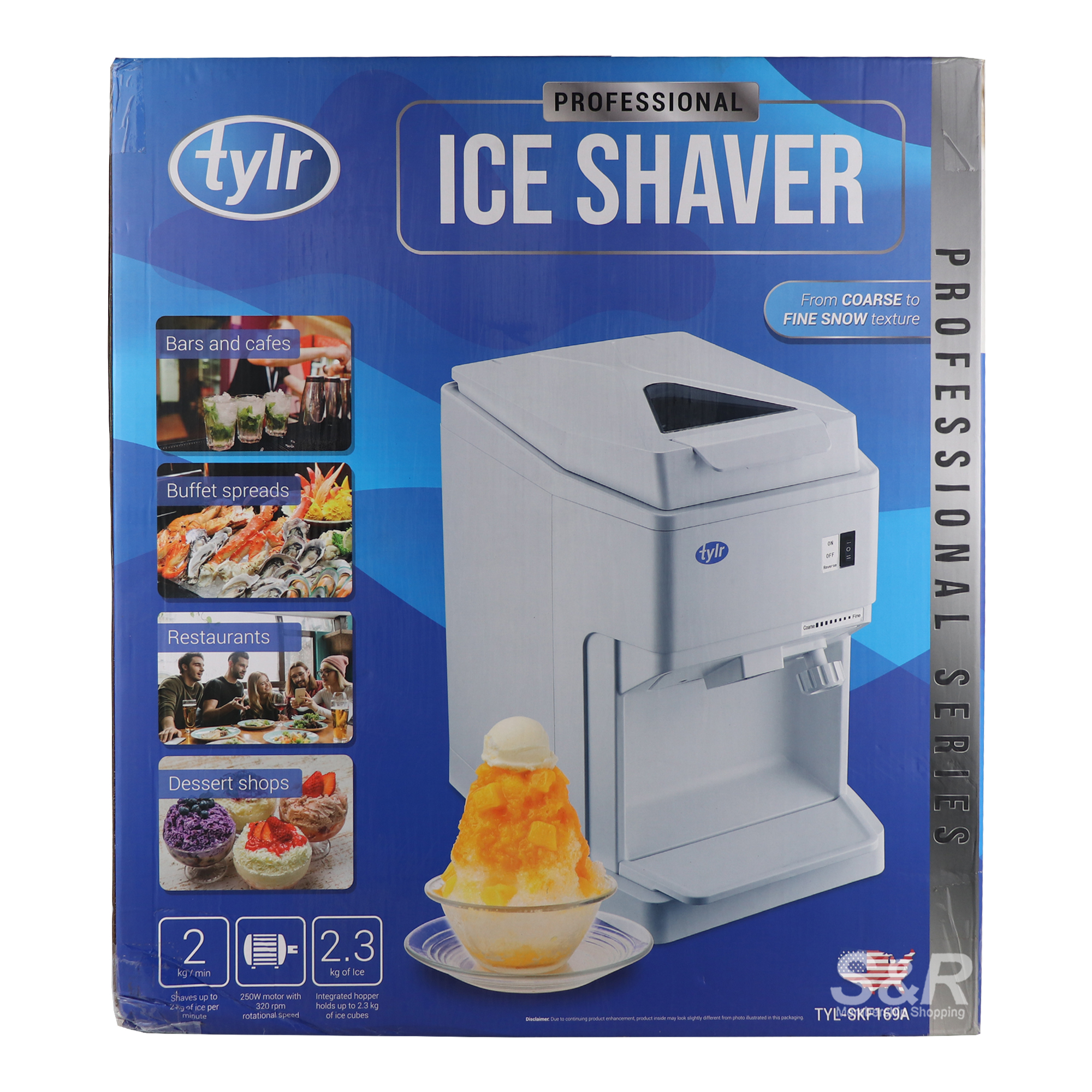 Tylr Professional Ice Shaver TYL-SKF169A